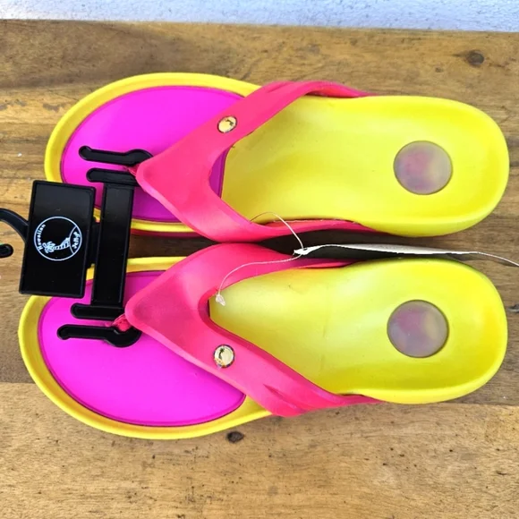 Hawaiian Jellys Ultra Comfort Mango Unisex Sandals Women's Size 8 - Picture 11 of 15